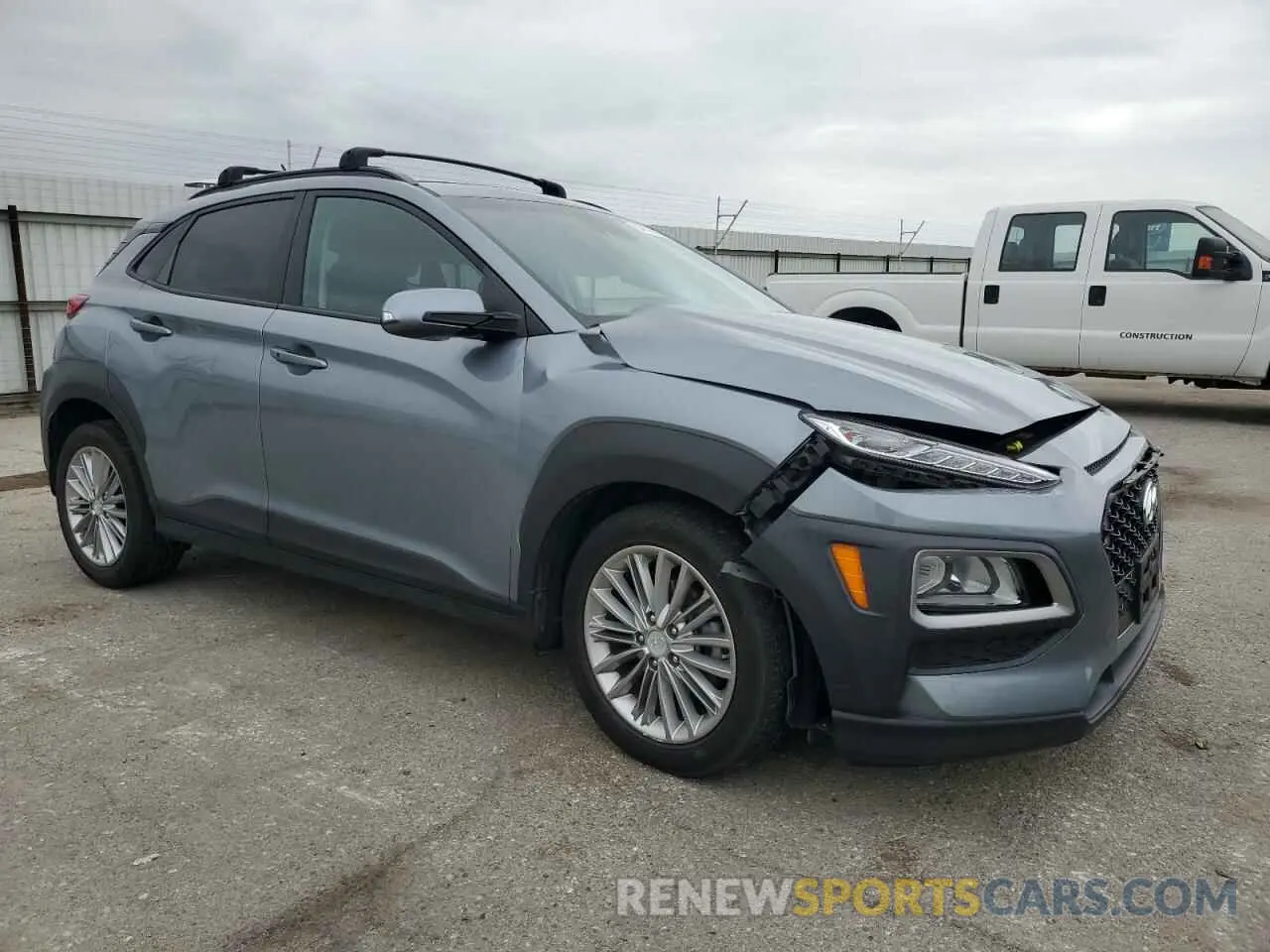 4 fotografías del automóvil dañado KM8K22AA2LU561377 HYUNDAI KONA 2020