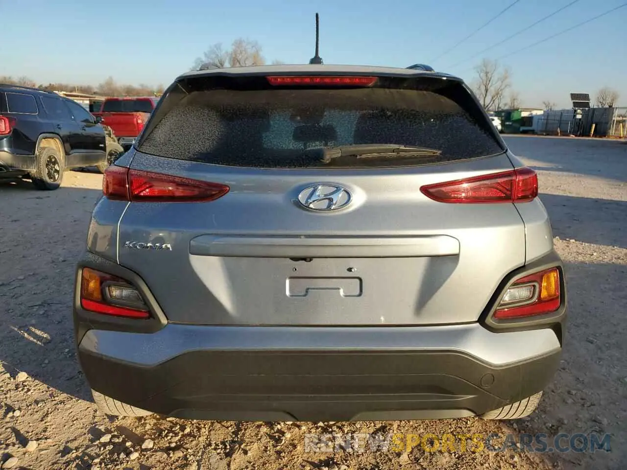 6 fotografías del automóvil dañado KM8K22AA3LU475852 HYUNDAI KONA 2020