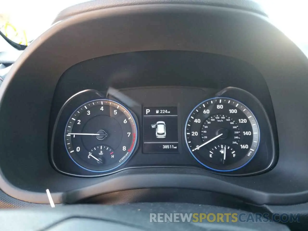 9 fotografías del automóvil dañado KM8K22AA3LU475852 HYUNDAI KONA 2020