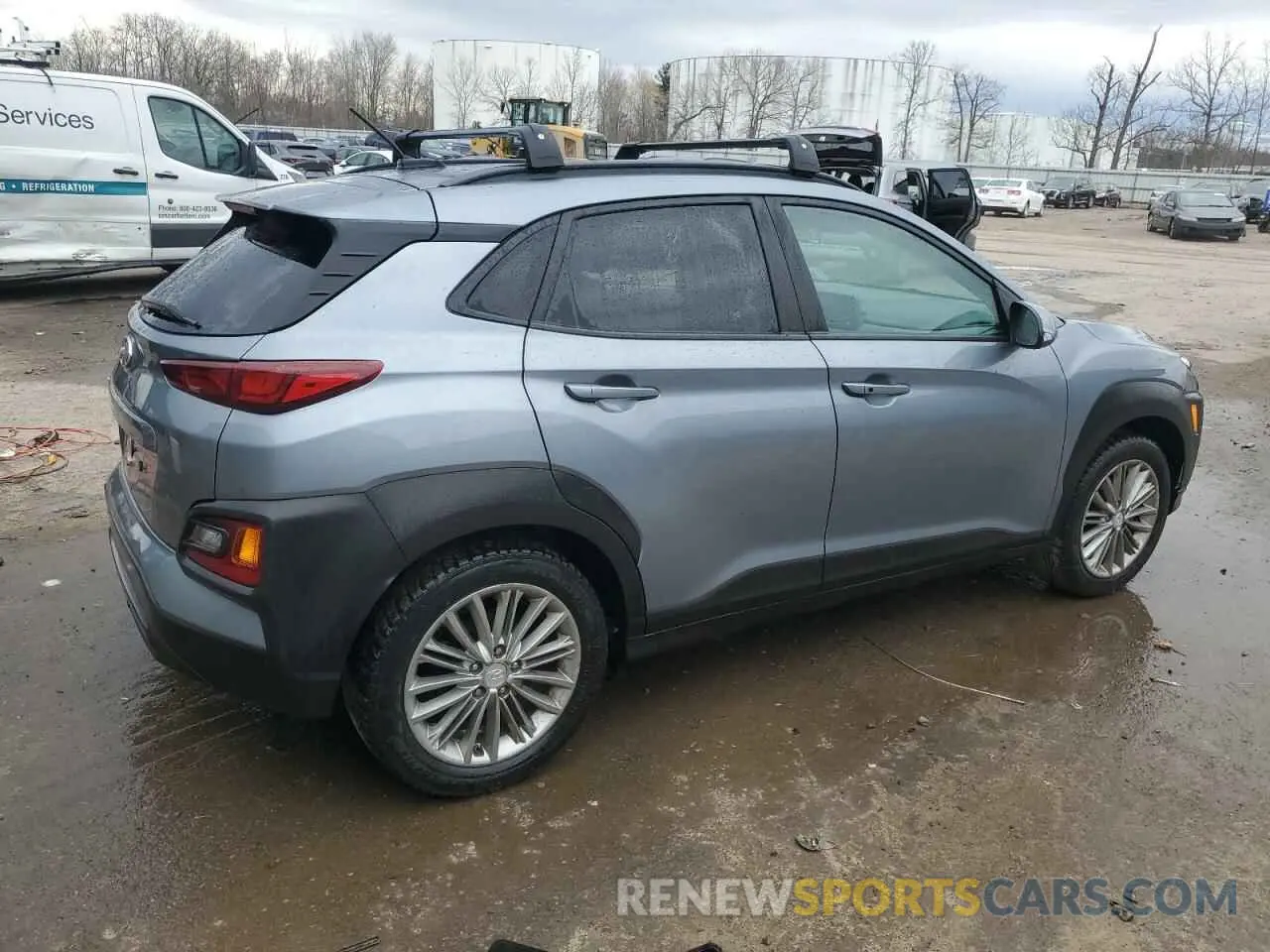 3 fotografías del automóvil dañado KM8K22AA5LU483144 HYUNDAI KONA 2020