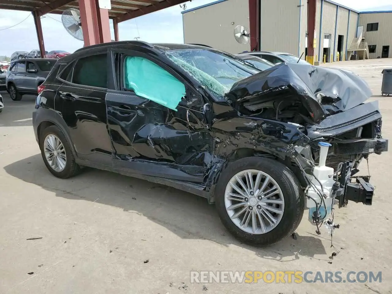 4 fotografías del automóvil dañado KM8K22AA6LU397471 HYUNDAI KONA 2020
