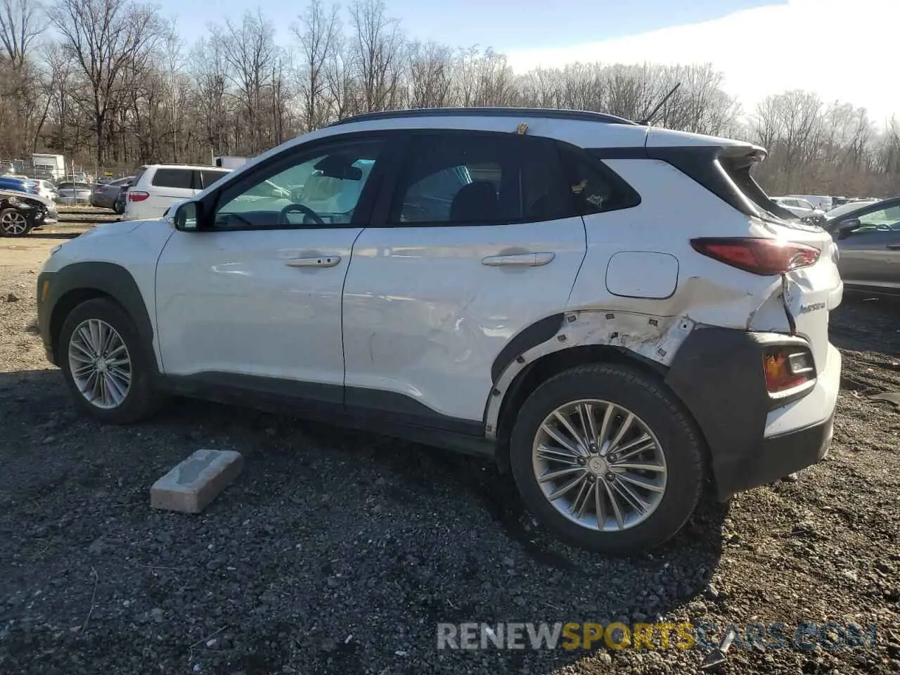 2 fotografías del automóvil dañado KM8K22AA7LU399259 HYUNDAI KONA 2020