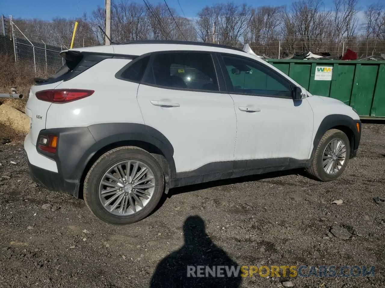 3 fotografías del automóvil dañado KM8K22AA7LU399259 HYUNDAI KONA 2020