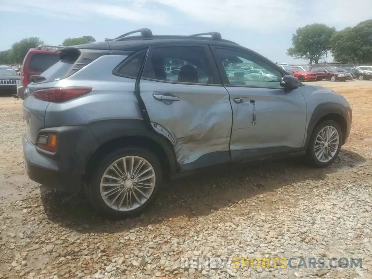 3 fotografías del automóvil dañado KM8K22AA7LU591684 HYUNDAI KONA 2020