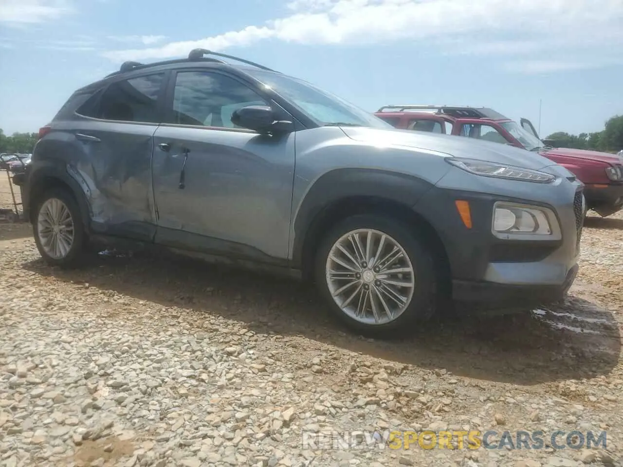 4 fotografías del automóvil dañado KM8K22AA7LU591684 HYUNDAI KONA 2020