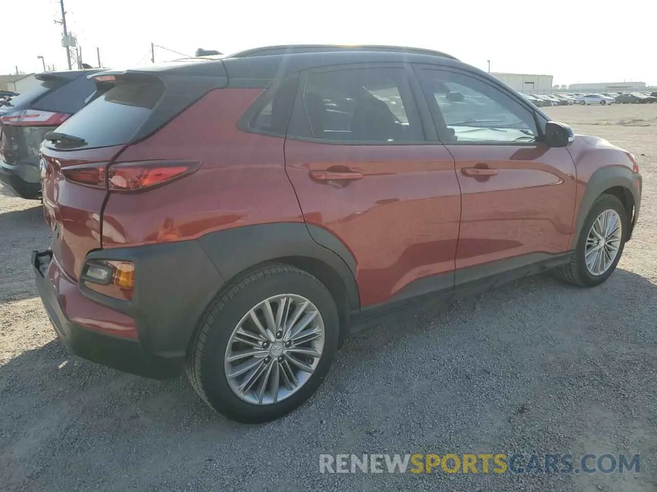 3 fotografías del automóvil dañado KM8K22AA8LU590284 HYUNDAI KONA 2020