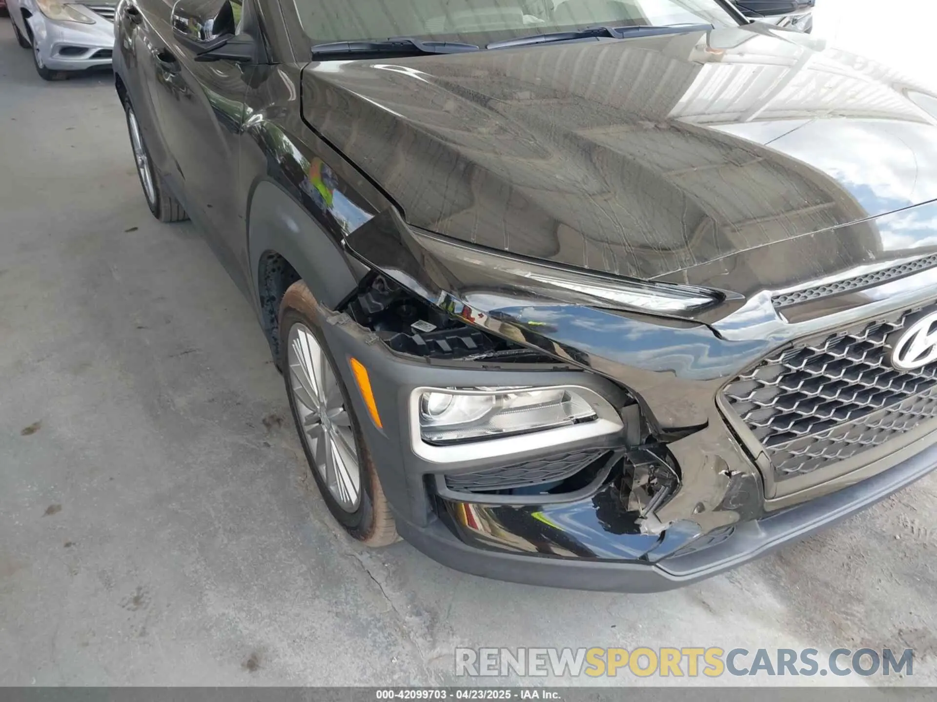 6 fotografías del automóvil dañado KM8K22AA9LU448641 HYUNDAI KONA 2020