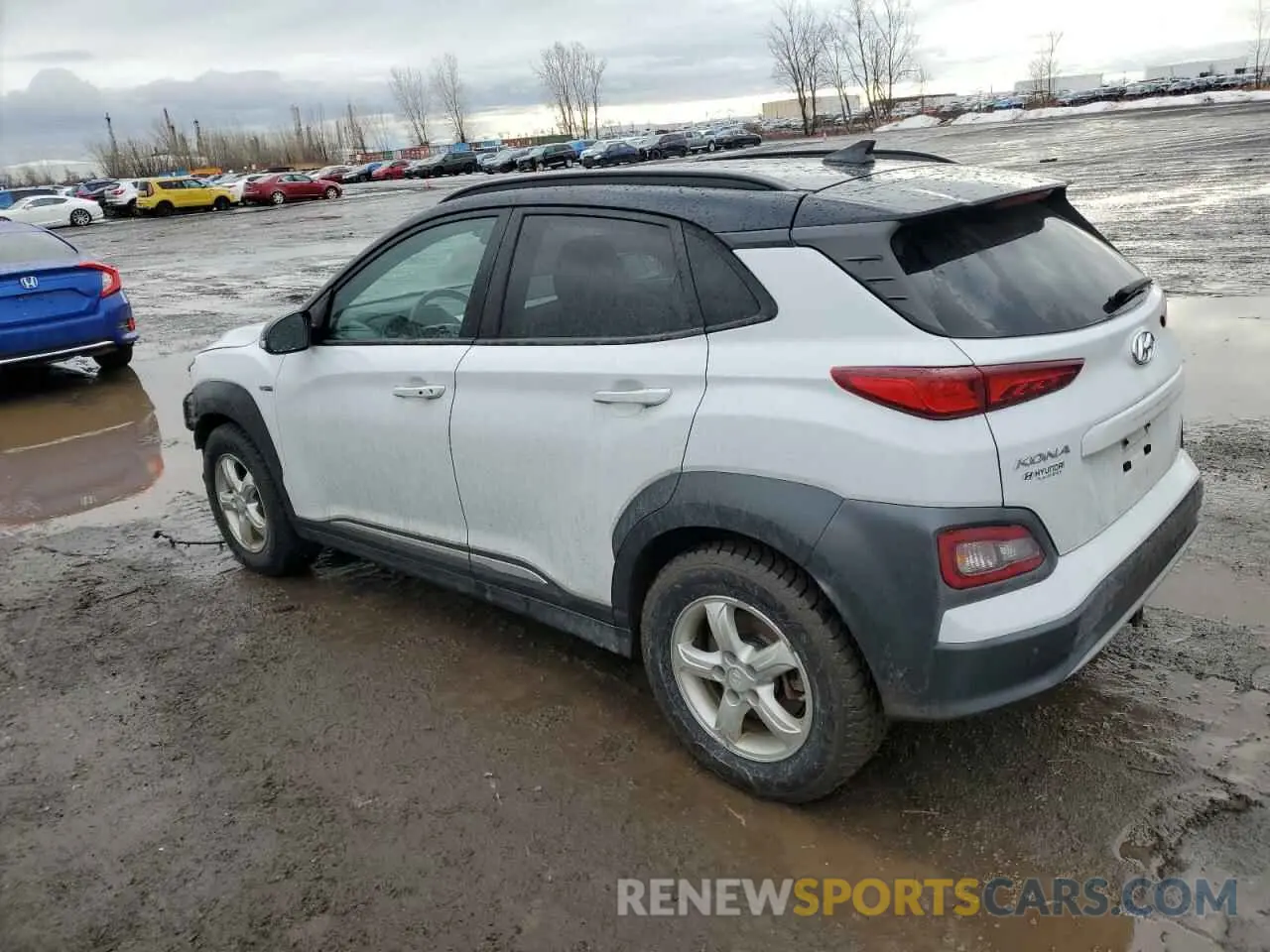 2 fotografías del automóvil dañado KM8K23AG6LU067517 HYUNDAI KONA 2020