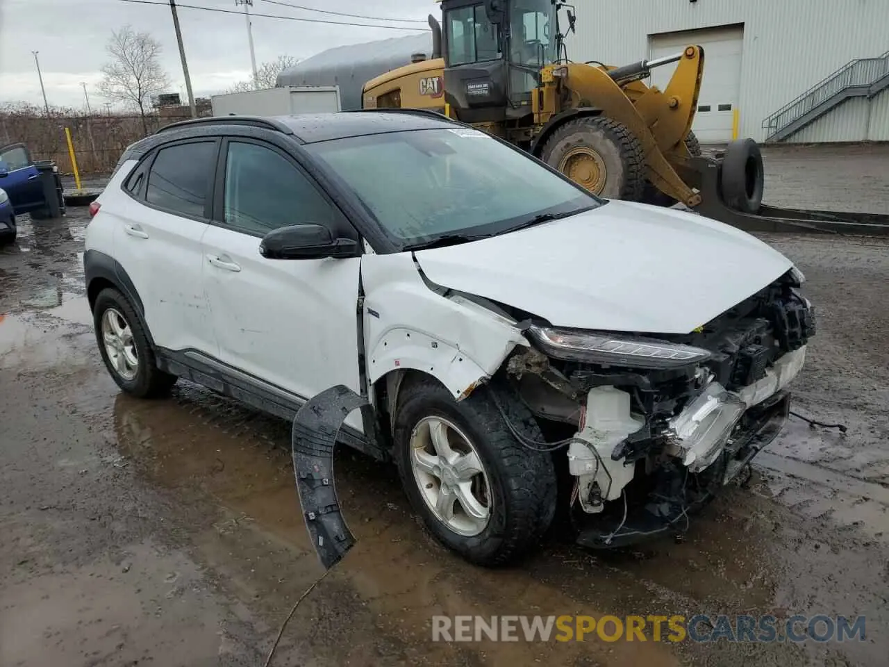 4 fotografías del automóvil dañado KM8K23AG6LU067517 HYUNDAI KONA 2020