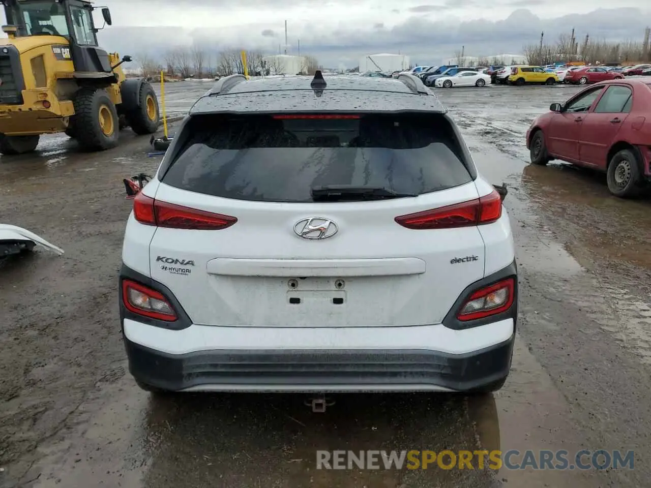 6 fotografías del automóvil dañado KM8K23AG6LU067517 HYUNDAI KONA 2020