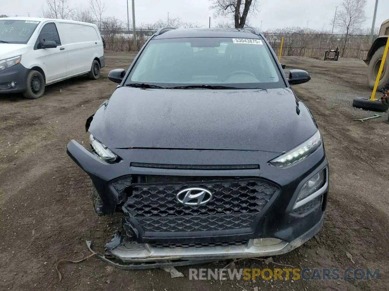 5 fotografías del automóvil dañado KM8K2CAA0LU421690 HYUNDAI KONA 2020