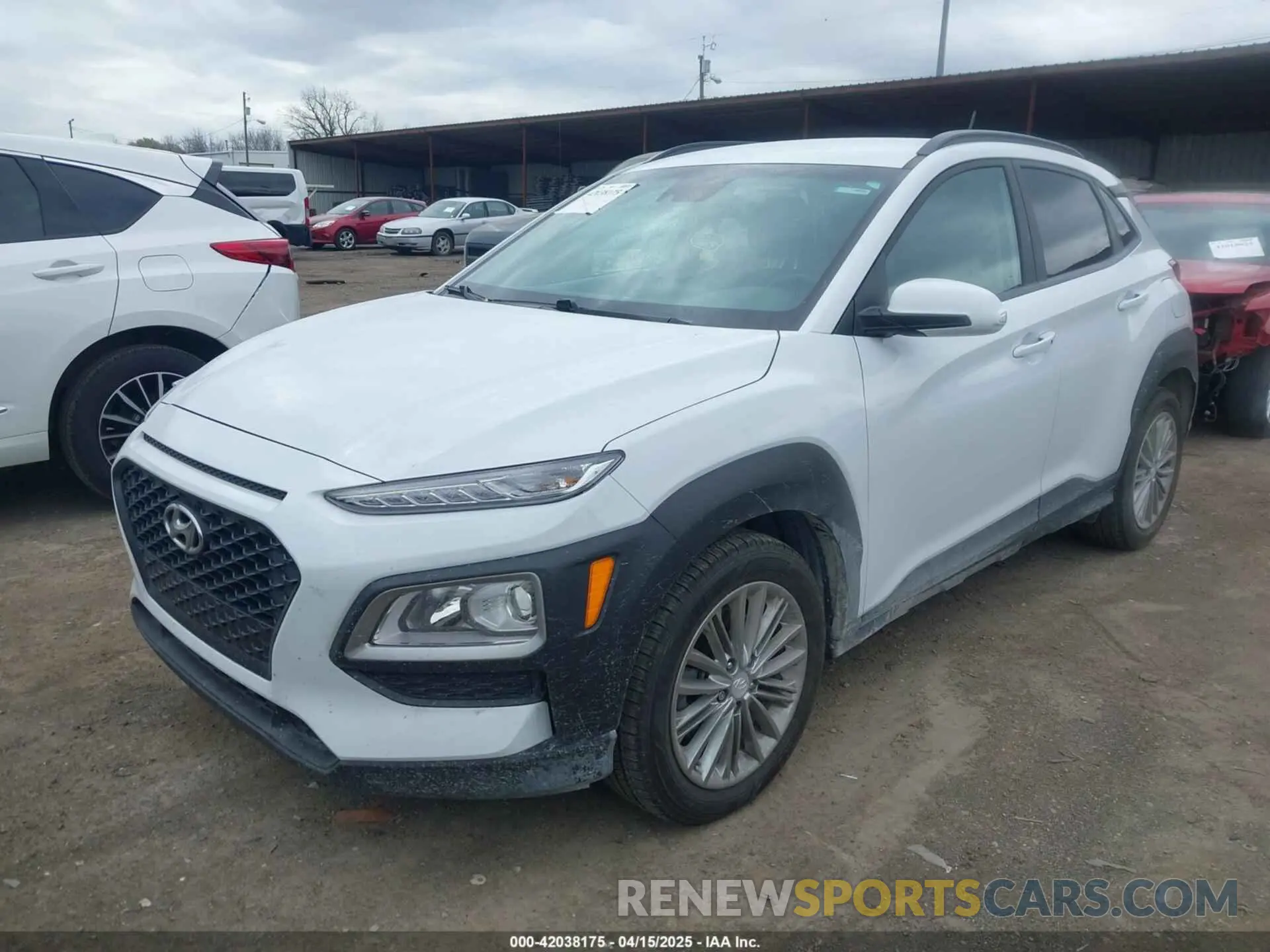 2 fotografías del automóvil dañado KM8K2CAA0LU569113 HYUNDAI KONA 2020
