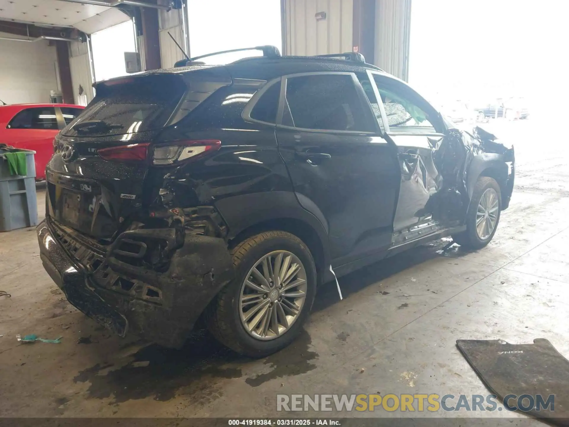 4 fotografías del automóvil dañado KM8K2CAA1LU404445 HYUNDAI KONA 2020