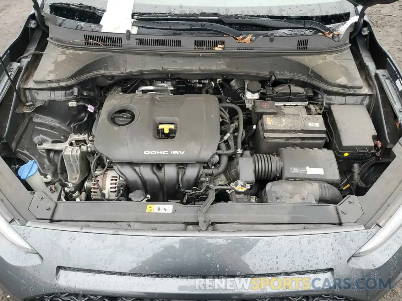 11 fotografías del automóvil dañado KM8K2CAA1LU507039 HYUNDAI KONA 2020