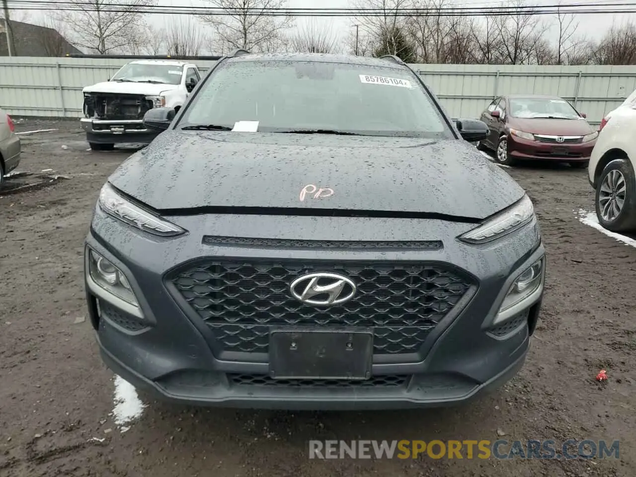 5 fotografías del automóvil dañado KM8K2CAA1LU507039 HYUNDAI KONA 2020