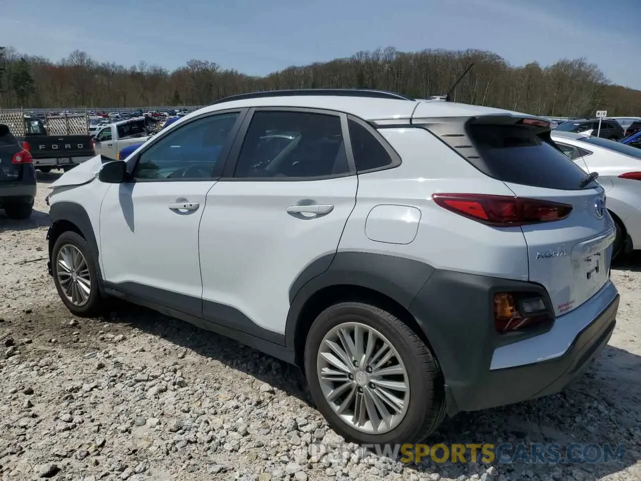 2 fotografías del automóvil dañado KM8K2CAA1LU576006 HYUNDAI KONA 2020
