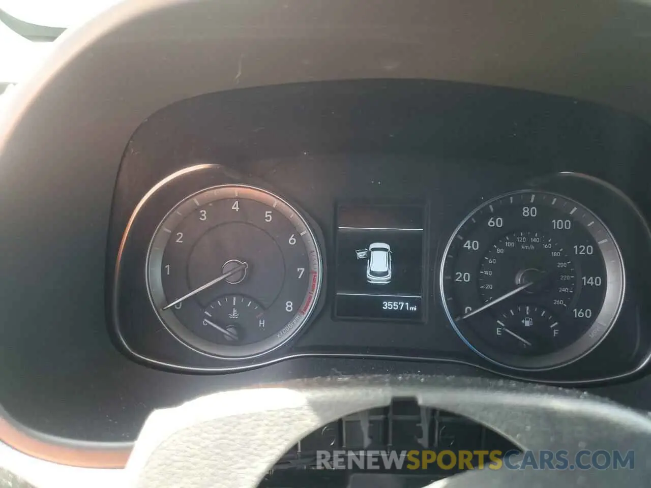 9 fotografías del automóvil dañado KM8K2CAA1LU576006 HYUNDAI KONA 2020