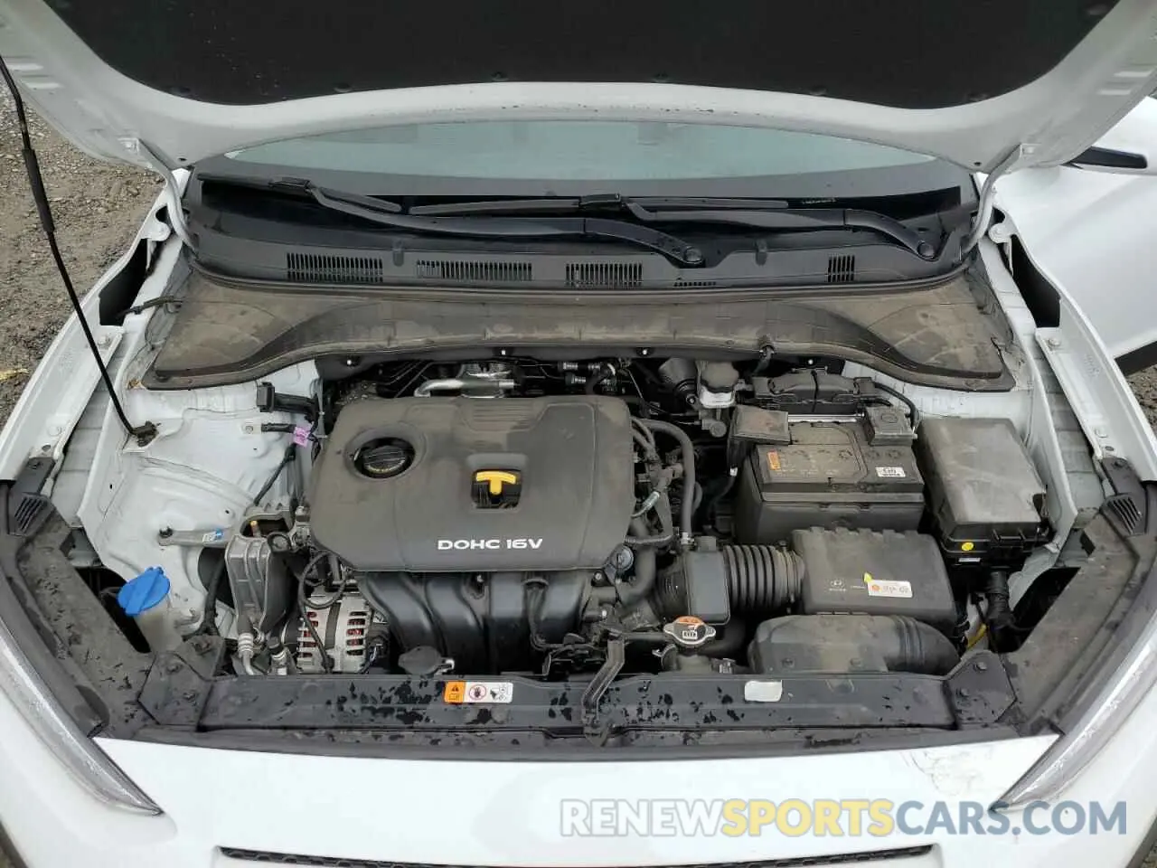 12 fotografías del automóvil dañado KM8K2CAA1LU591637 HYUNDAI KONA 2020