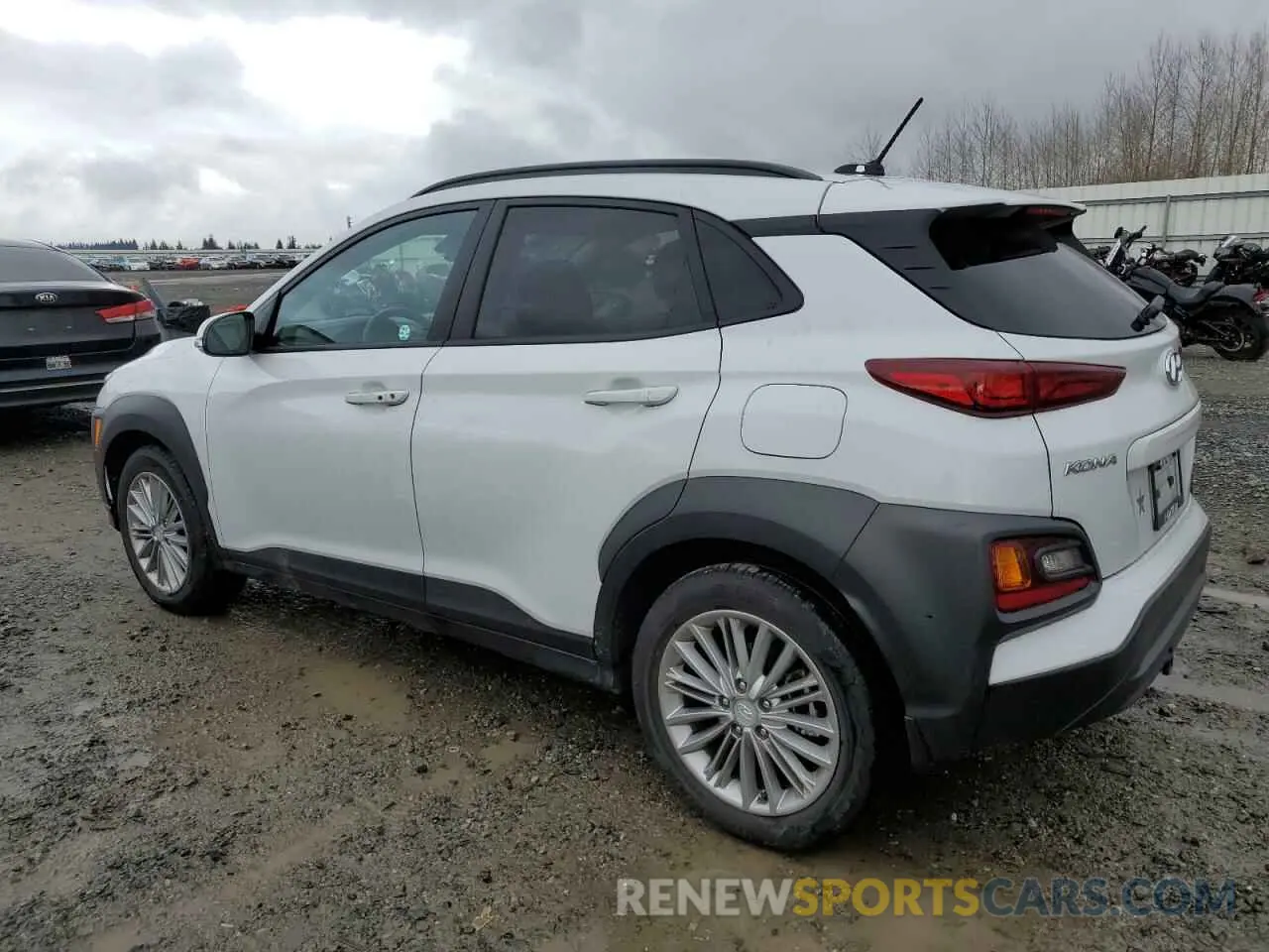 2 fotografías del automóvil dañado KM8K2CAA1LU591637 HYUNDAI KONA 2020