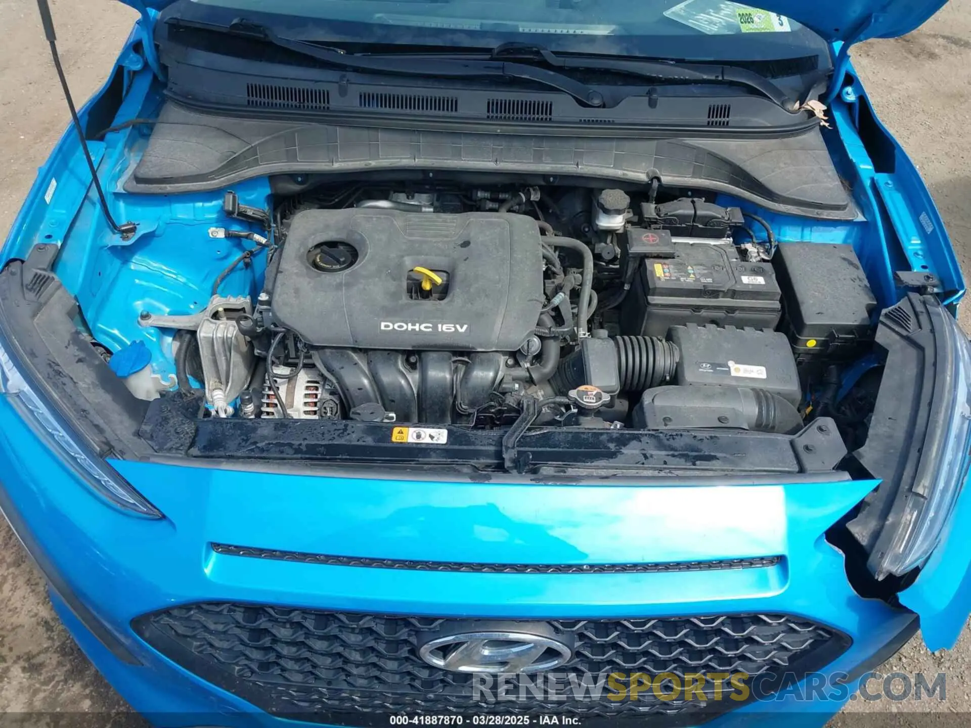 10 fotografías del automóvil dañado KM8K2CAA3LU492544 HYUNDAI KONA 2020