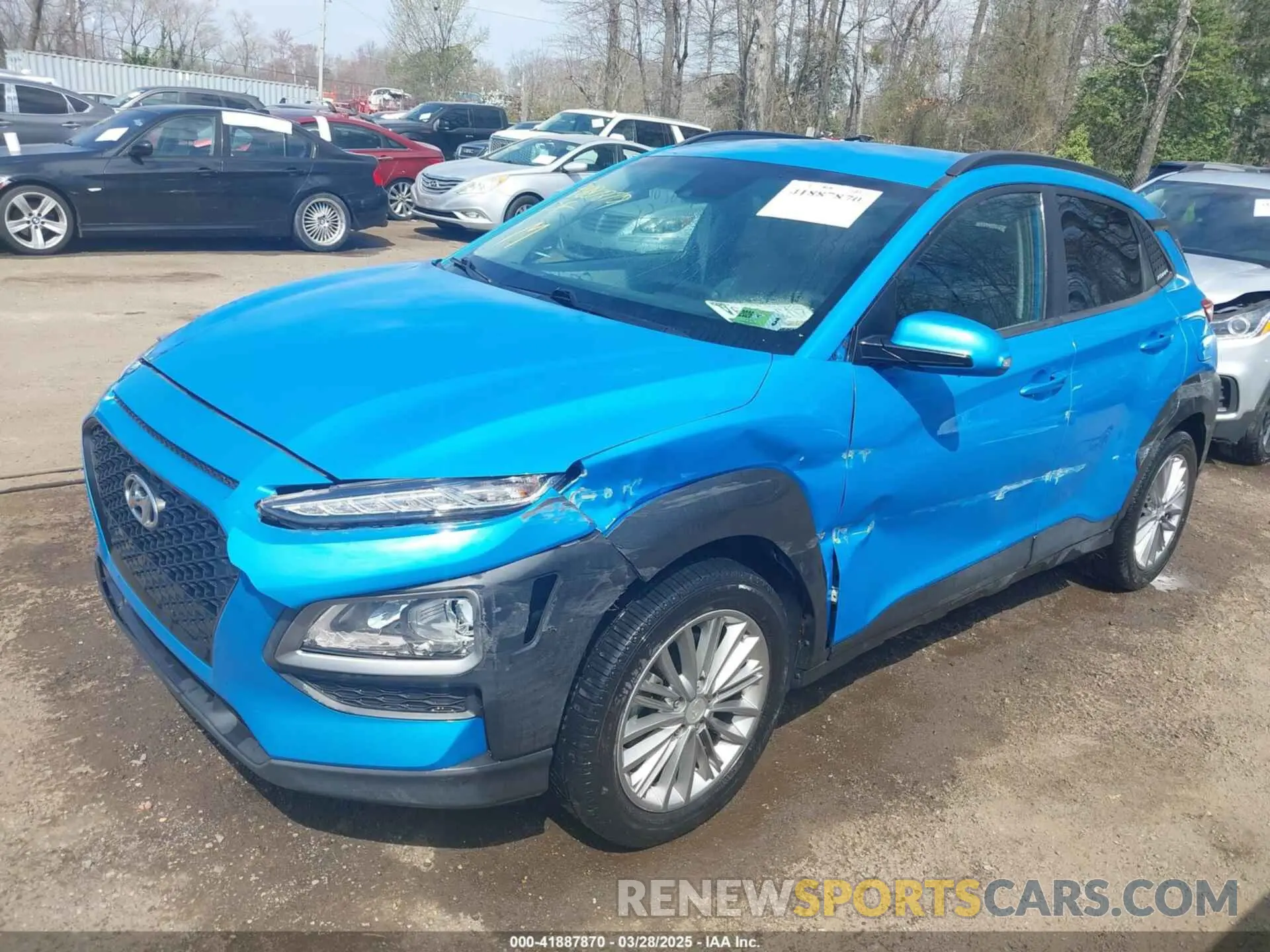 2 fotografías del automóvil dañado KM8K2CAA3LU492544 HYUNDAI KONA 2020