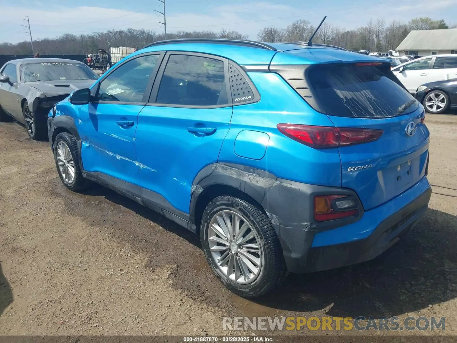 3 fotografías del automóvil dañado KM8K2CAA3LU492544 HYUNDAI KONA 2020