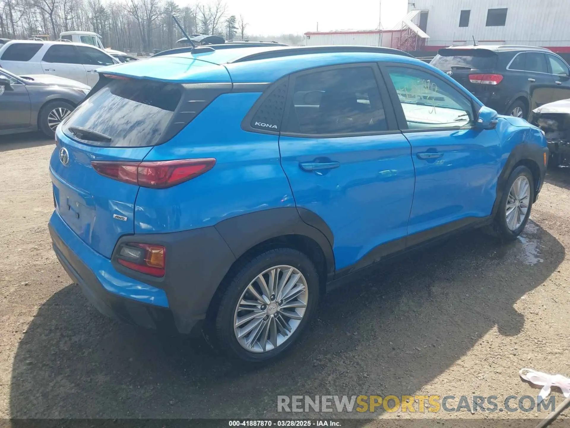 4 fotografías del automóvil dañado KM8K2CAA3LU492544 HYUNDAI KONA 2020