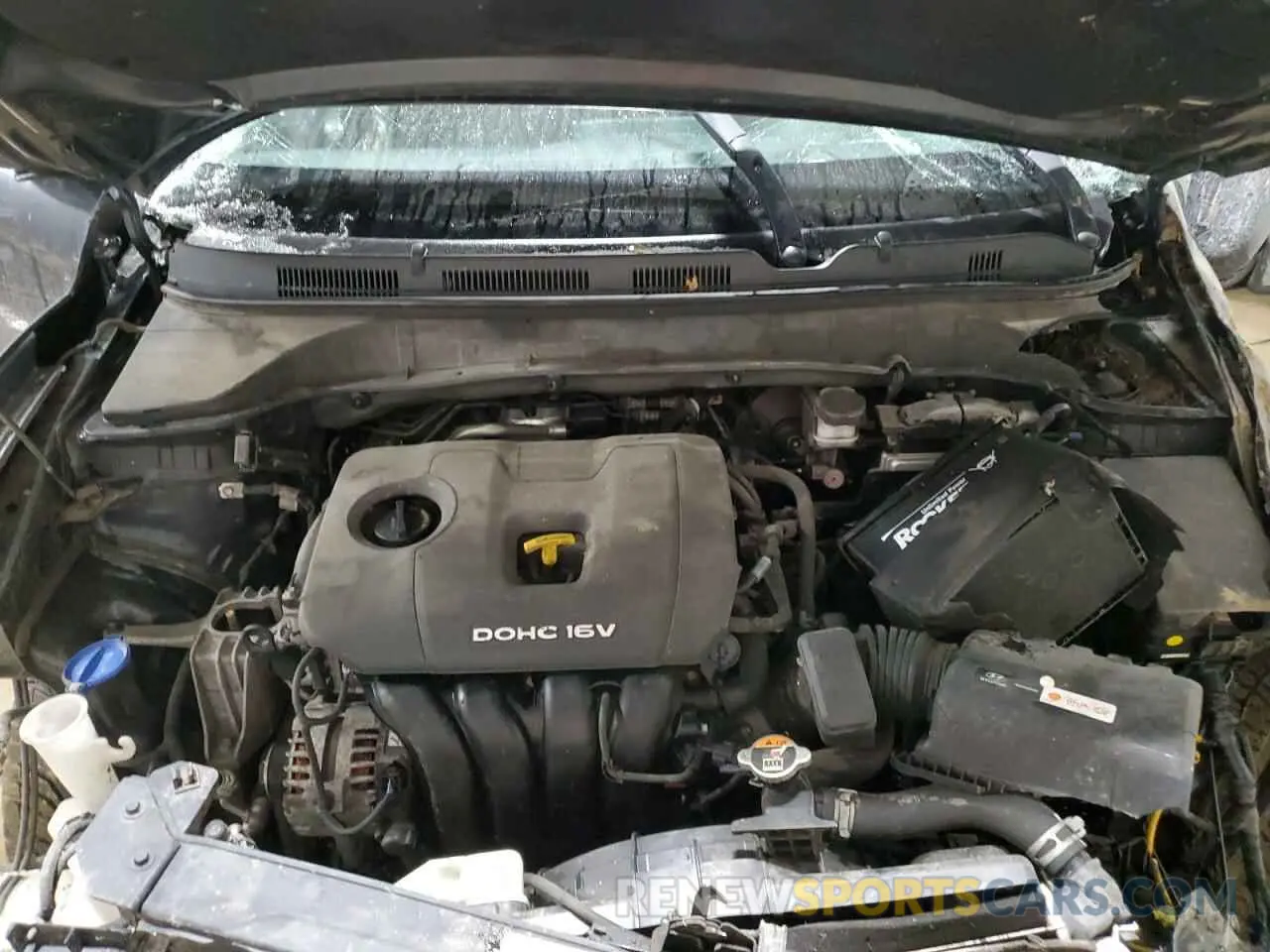 12 fotografías del automóvil dañado KM8K2CAA4LU458161 HYUNDAI KONA 2020