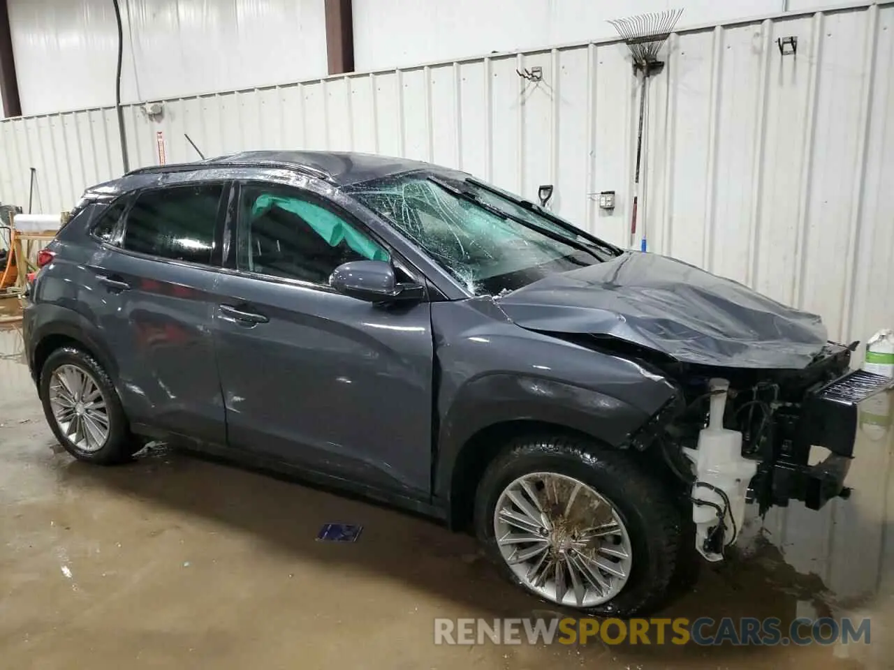 4 fotografías del automóvil dañado KM8K2CAA4LU458161 HYUNDAI KONA 2020