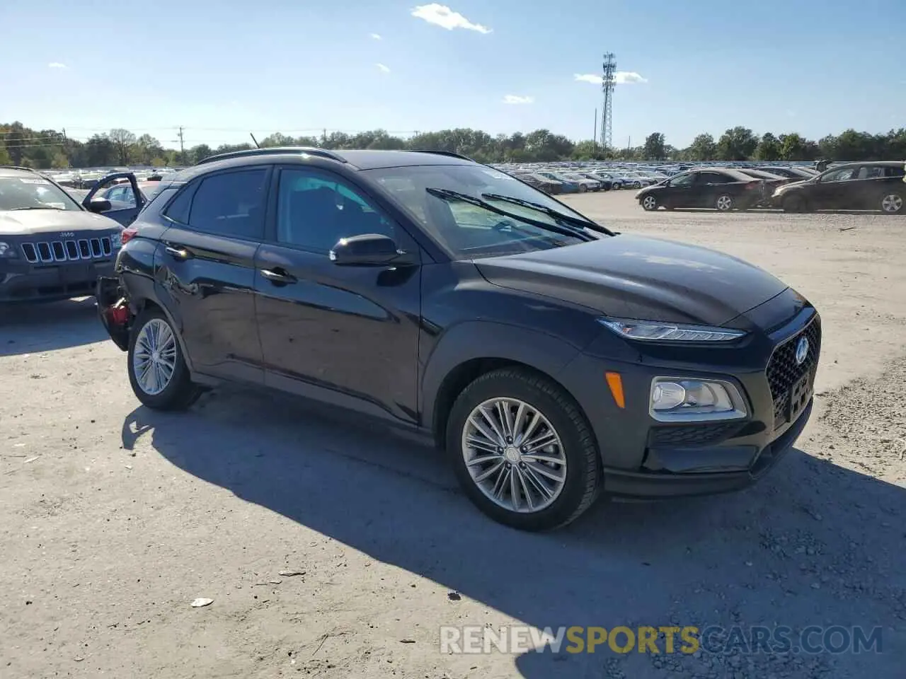 4 fotografías del automóvil dañado KM8K2CAA4LU494917 HYUNDAI KONA 2020