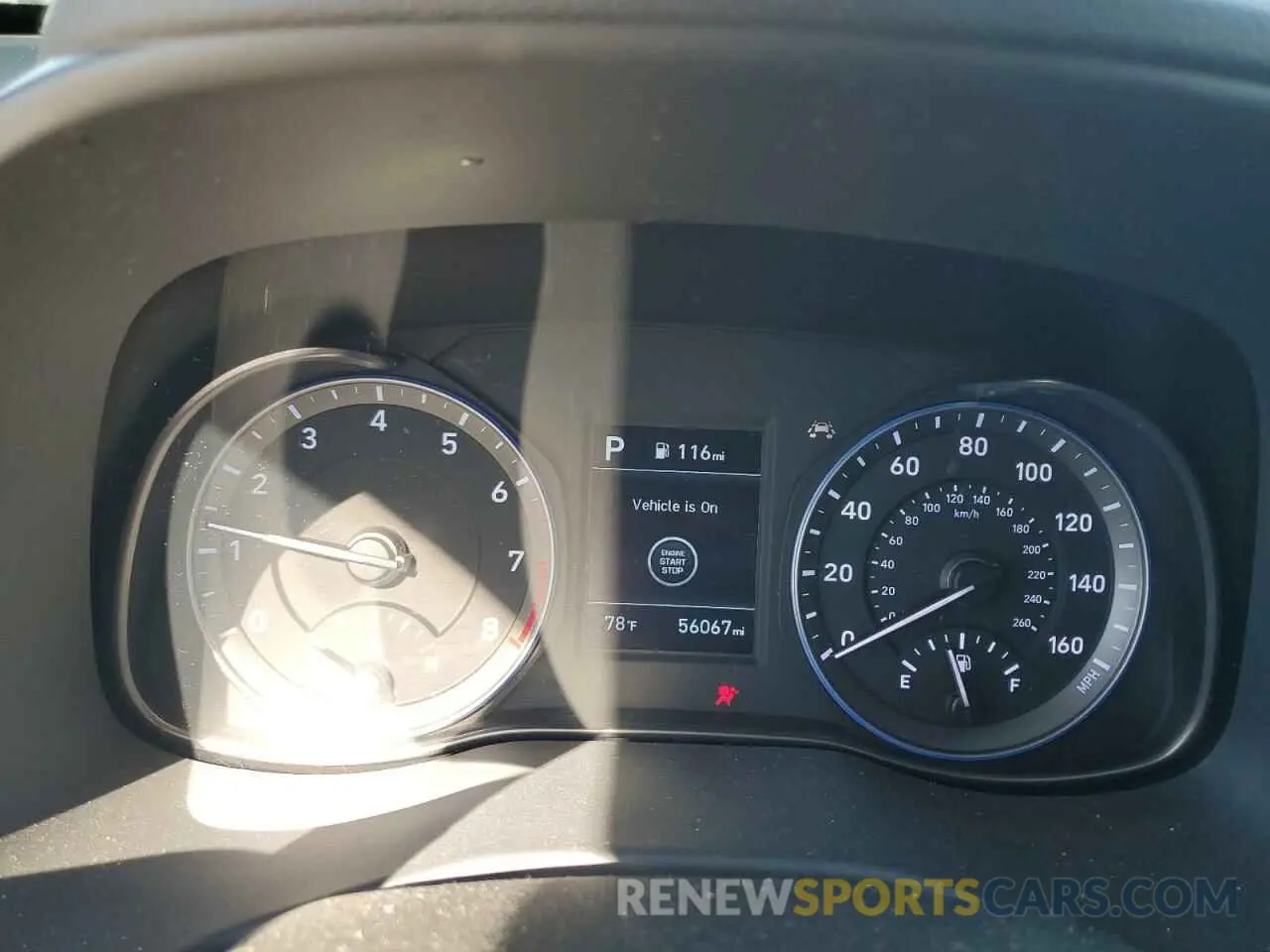 9 fotografías del automóvil dañado KM8K2CAA4LU494917 HYUNDAI KONA 2020
