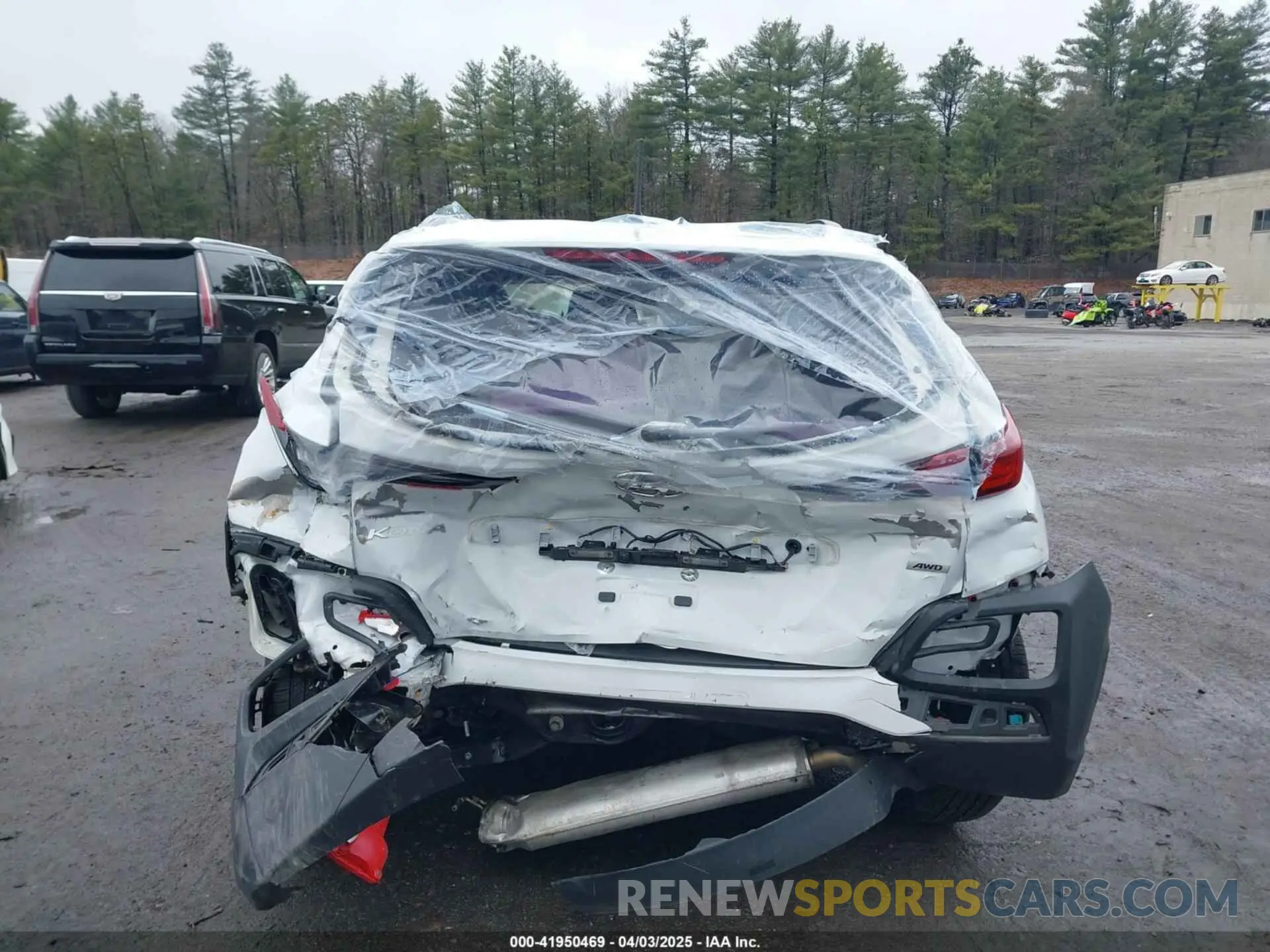 16 fotografías del automóvil dañado KM8K2CAA4LU498367 HYUNDAI KONA 2020