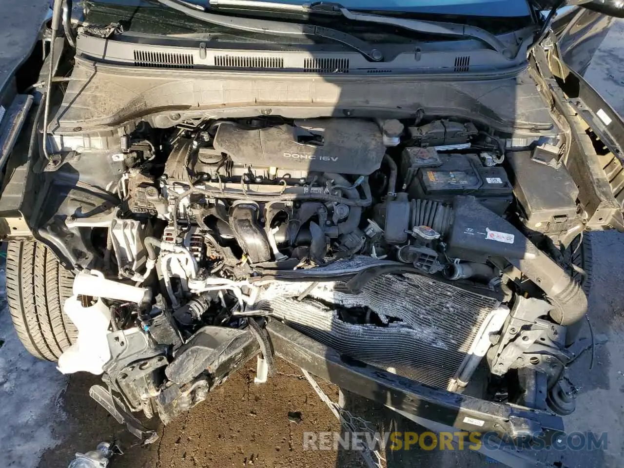 12 fotografías del automóvil dañado KM8K2CAA6LU470232 HYUNDAI KONA 2020