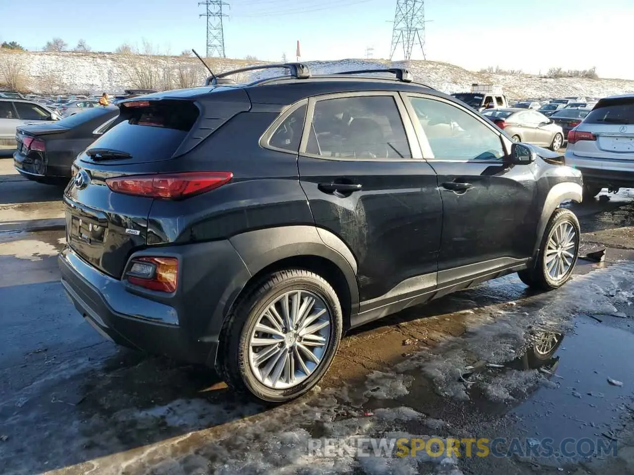 3 fotografías del automóvil dañado KM8K2CAA6LU470232 HYUNDAI KONA 2020