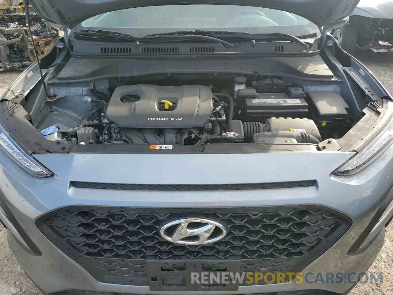 12 fotografías del automóvil dañado KM8K2CAA6LU492568 HYUNDAI KONA 2020