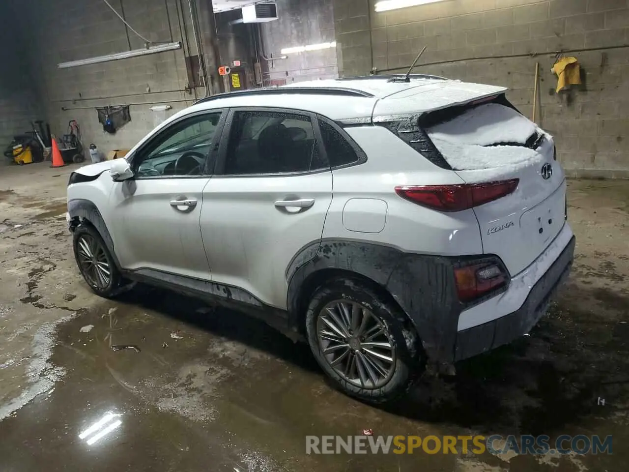2 fotografías del automóvil dañado KM8K2CAA7LU498377 HYUNDAI KONA 2020