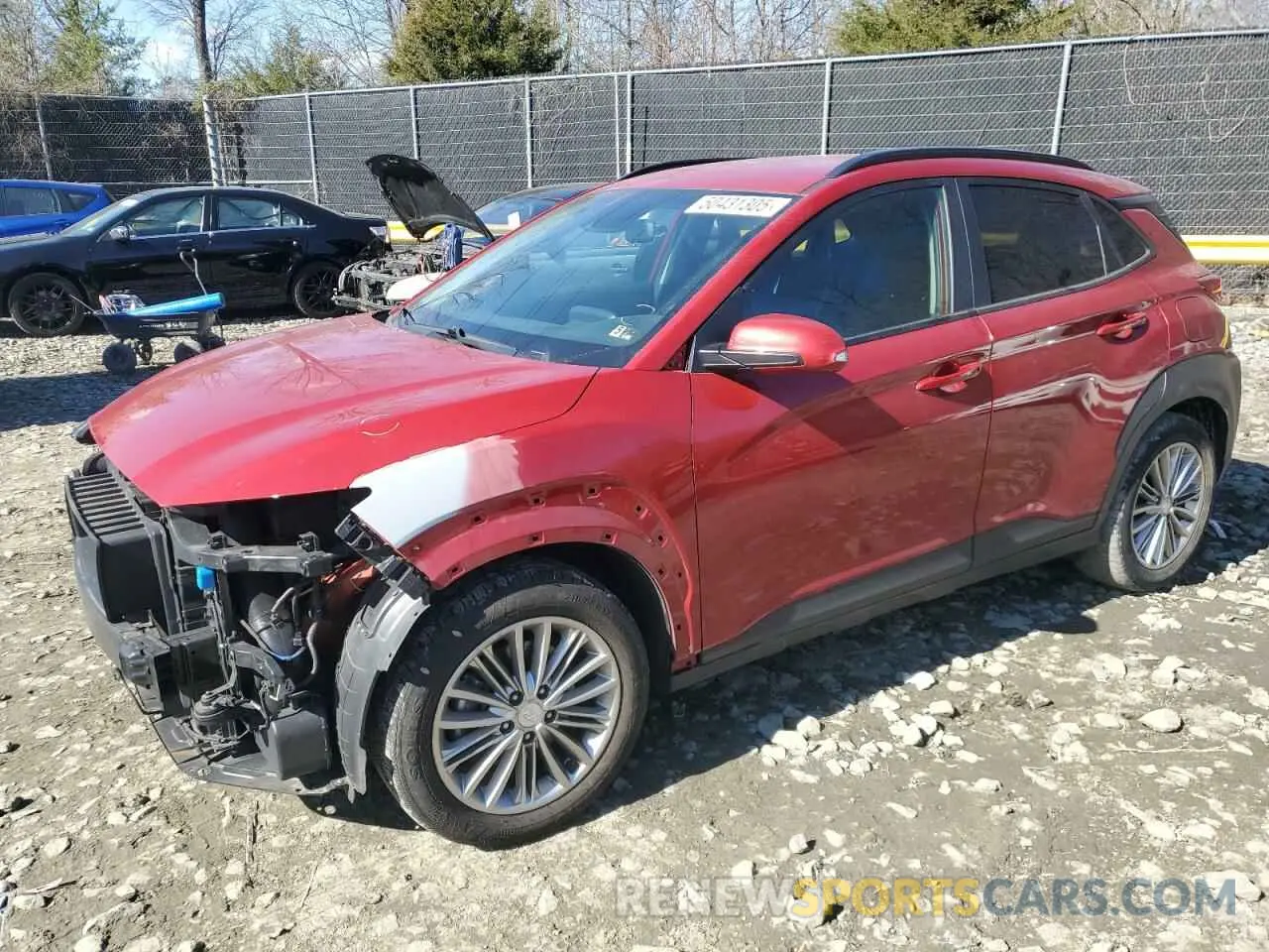 1 fotografías del automóvil dañado KM8K2CAA7LU555628 HYUNDAI KONA 2020