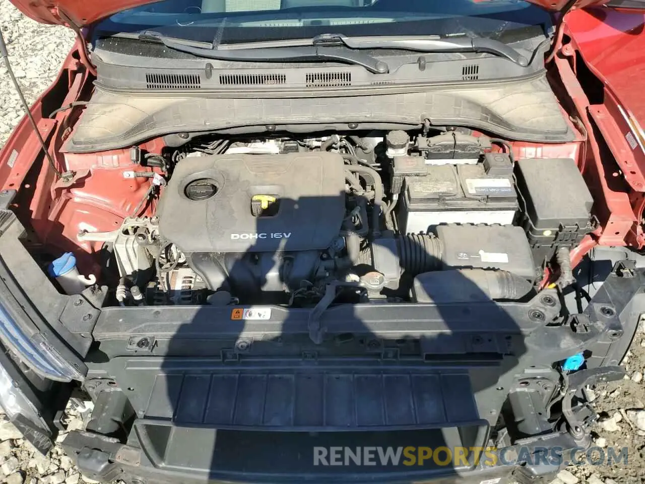11 fotografías del automóvil dañado KM8K2CAA7LU555628 HYUNDAI KONA 2020