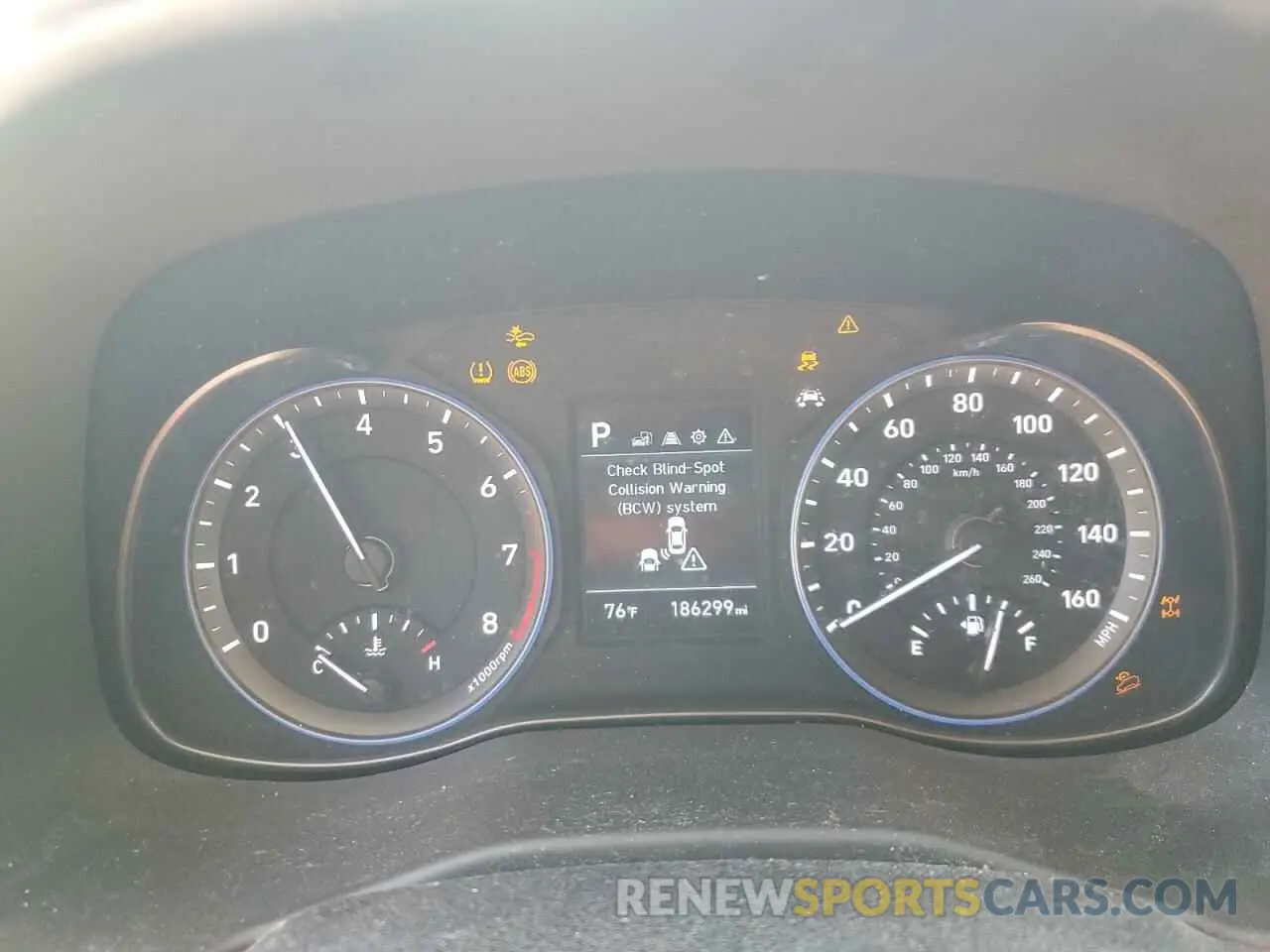 9 fotografías del automóvil dañado KM8K2CAA7LU555628 HYUNDAI KONA 2020