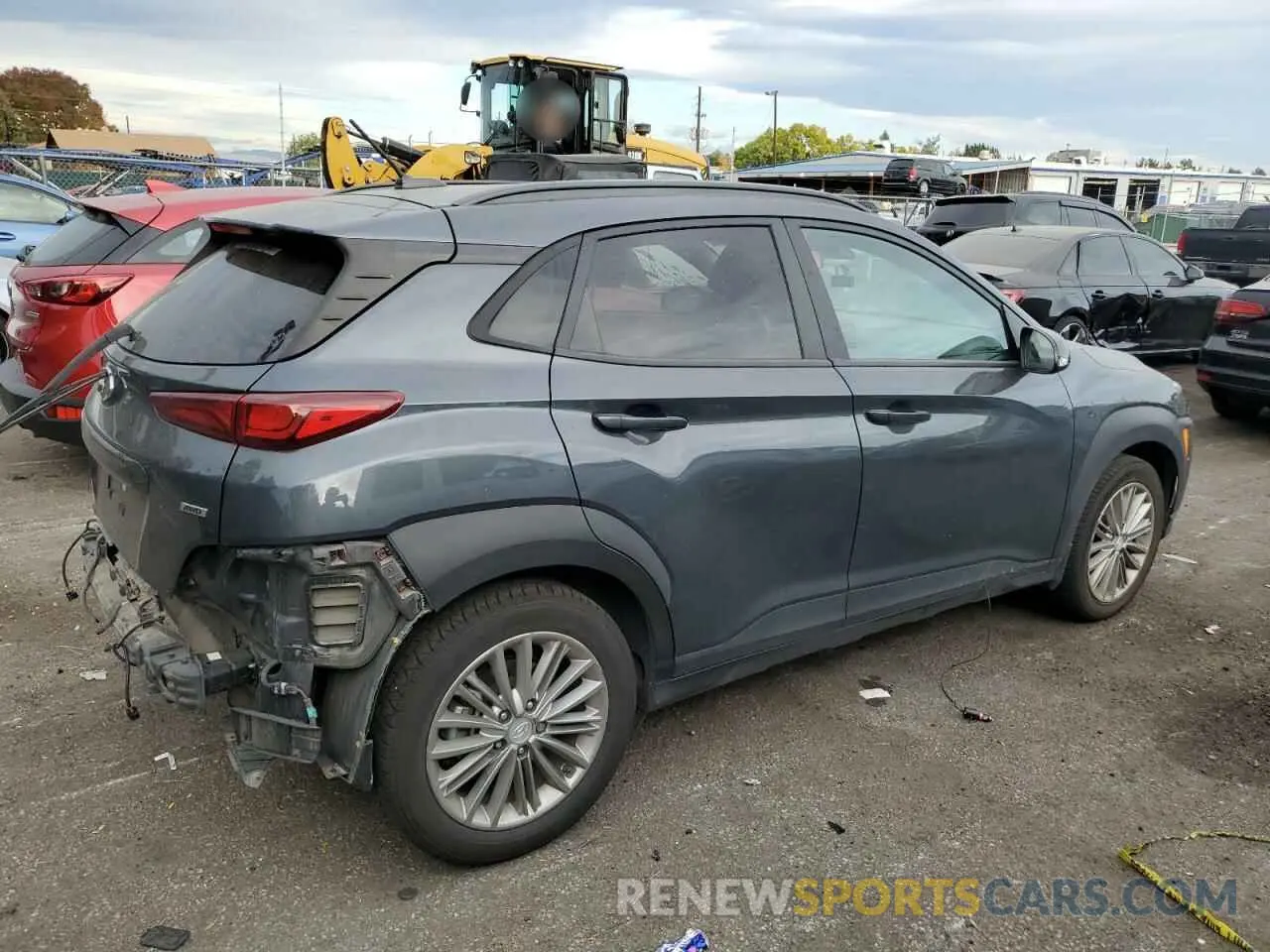 3 fotografías del automóvil dañado KM8K2CAA7LU564829 HYUNDAI KONA 2020