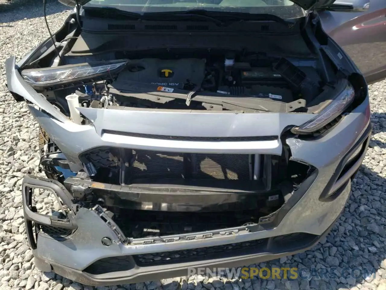 12 fotografías del automóvil dañado KM8K2CAA8LU475853 HYUNDAI KONA 2020