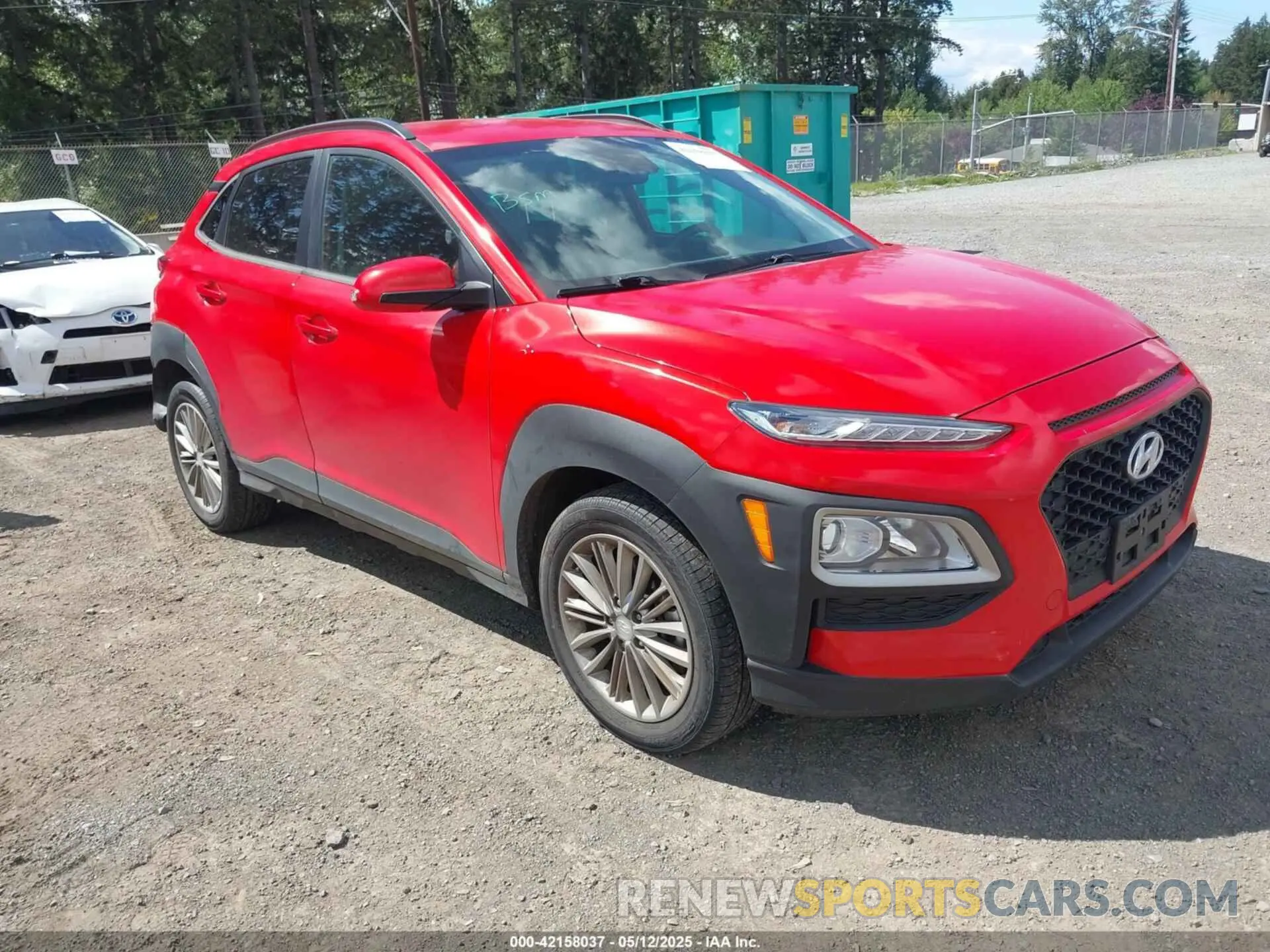 1 fotografías del automóvil dañado KM8K2CAA9LU398443 HYUNDAI KONA 2020
