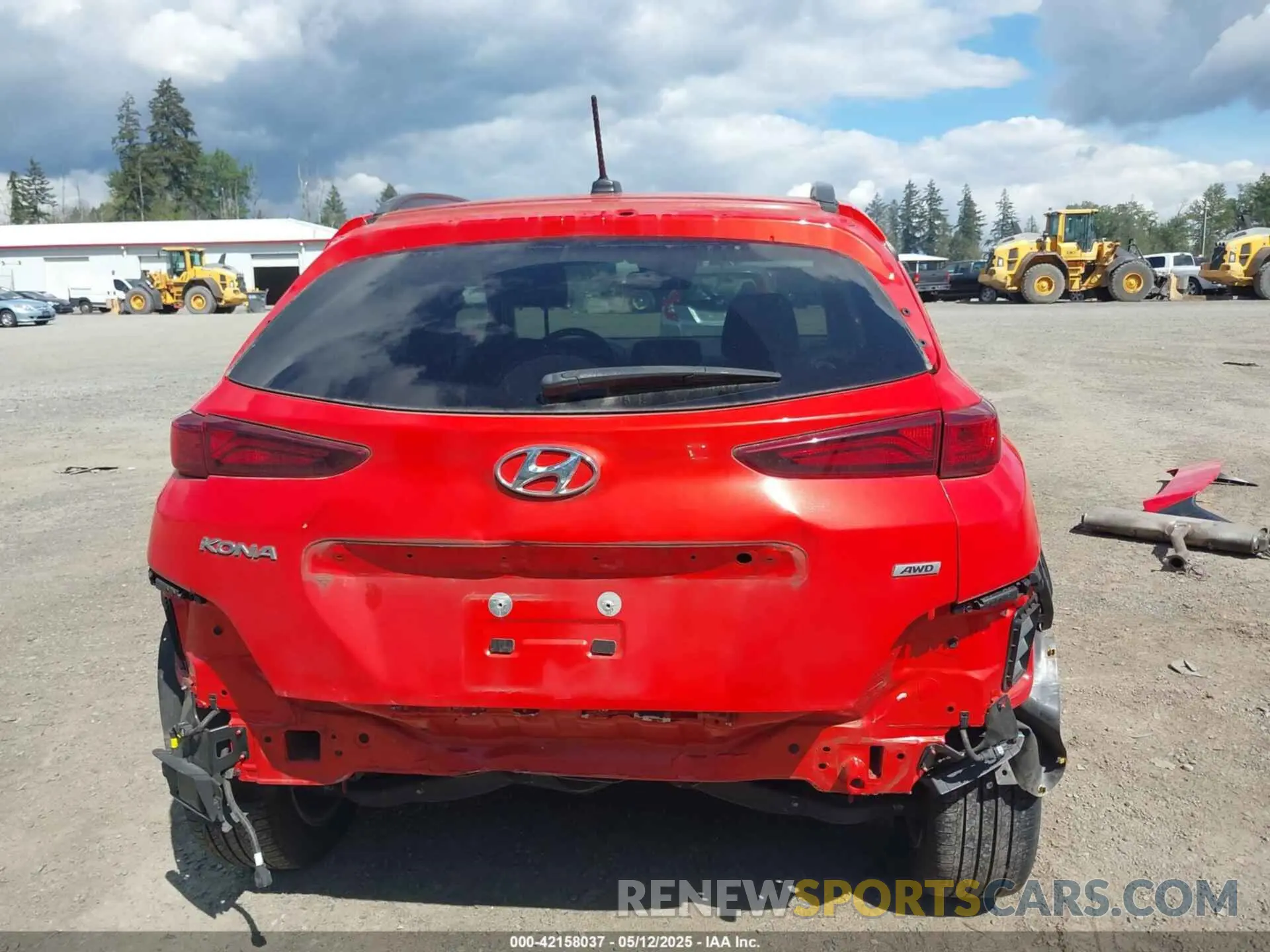 17 fotografías del automóvil dañado KM8K2CAA9LU398443 HYUNDAI KONA 2020