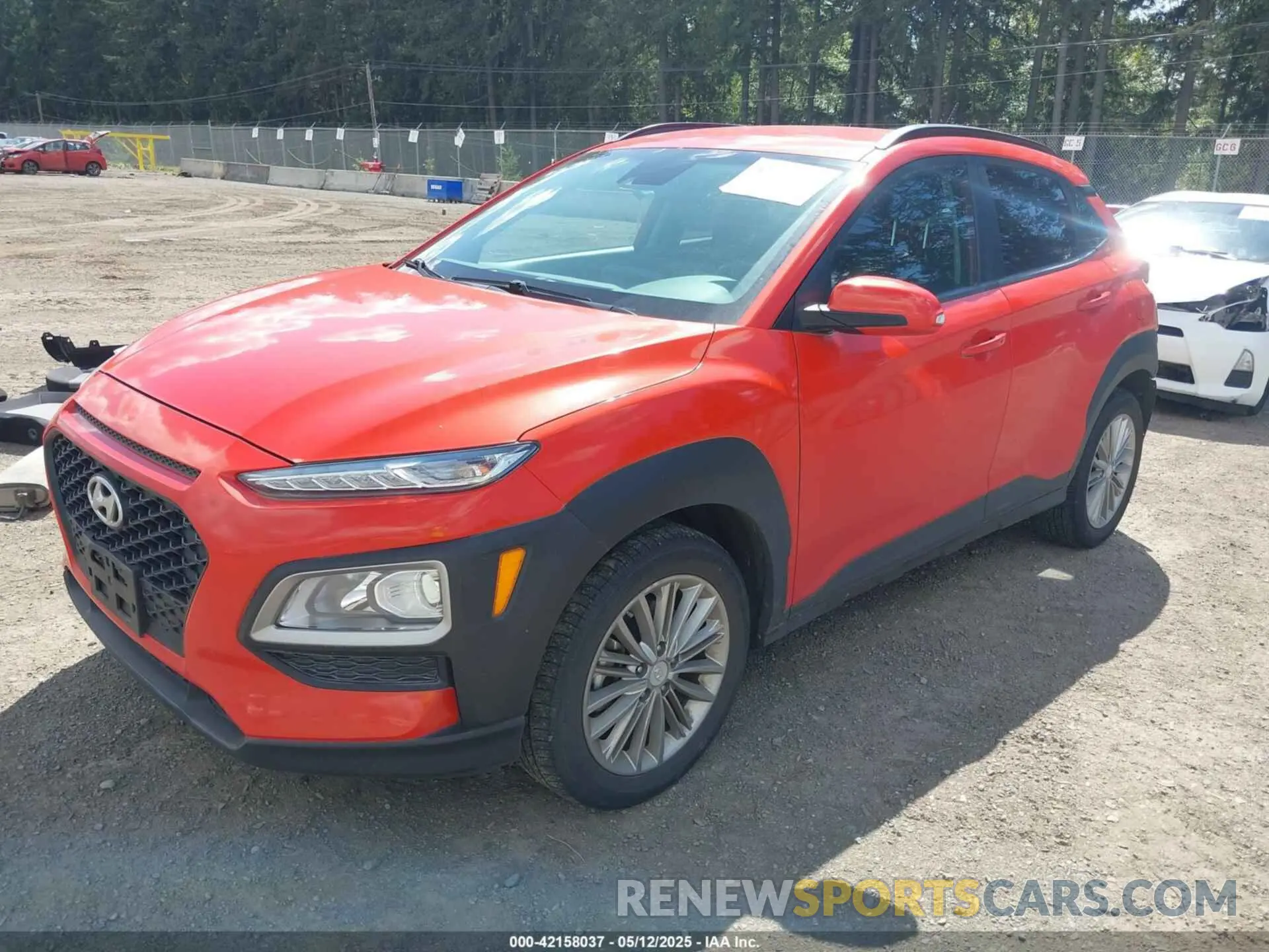 2 fotografías del automóvil dañado KM8K2CAA9LU398443 HYUNDAI KONA 2020