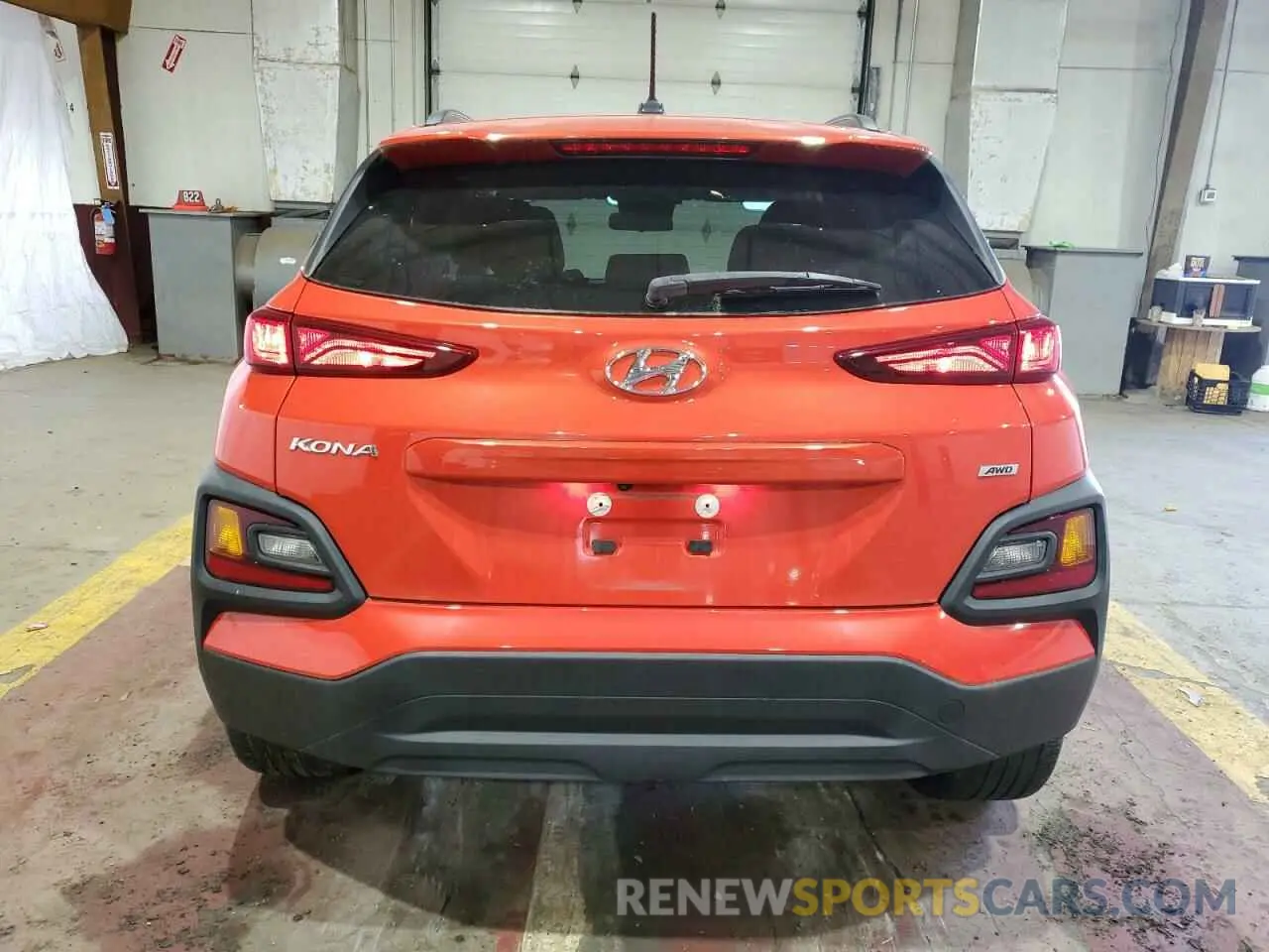 6 fotografías del automóvil dañado KM8K2CAA9LU558871 HYUNDAI KONA 2020