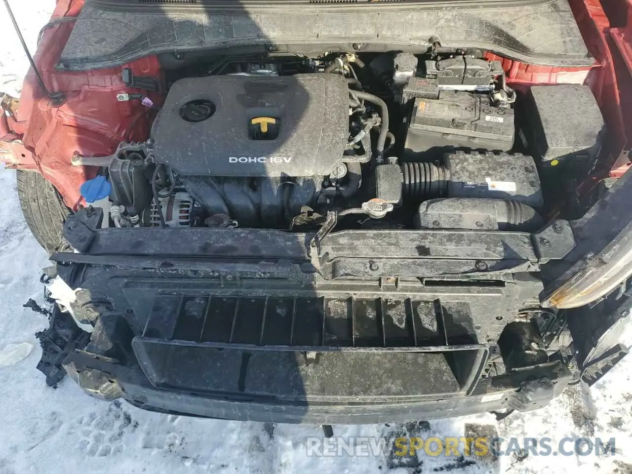 12 fotografías del automóvil dañado KM8K2CAA9LU588534 HYUNDAI KONA 2020