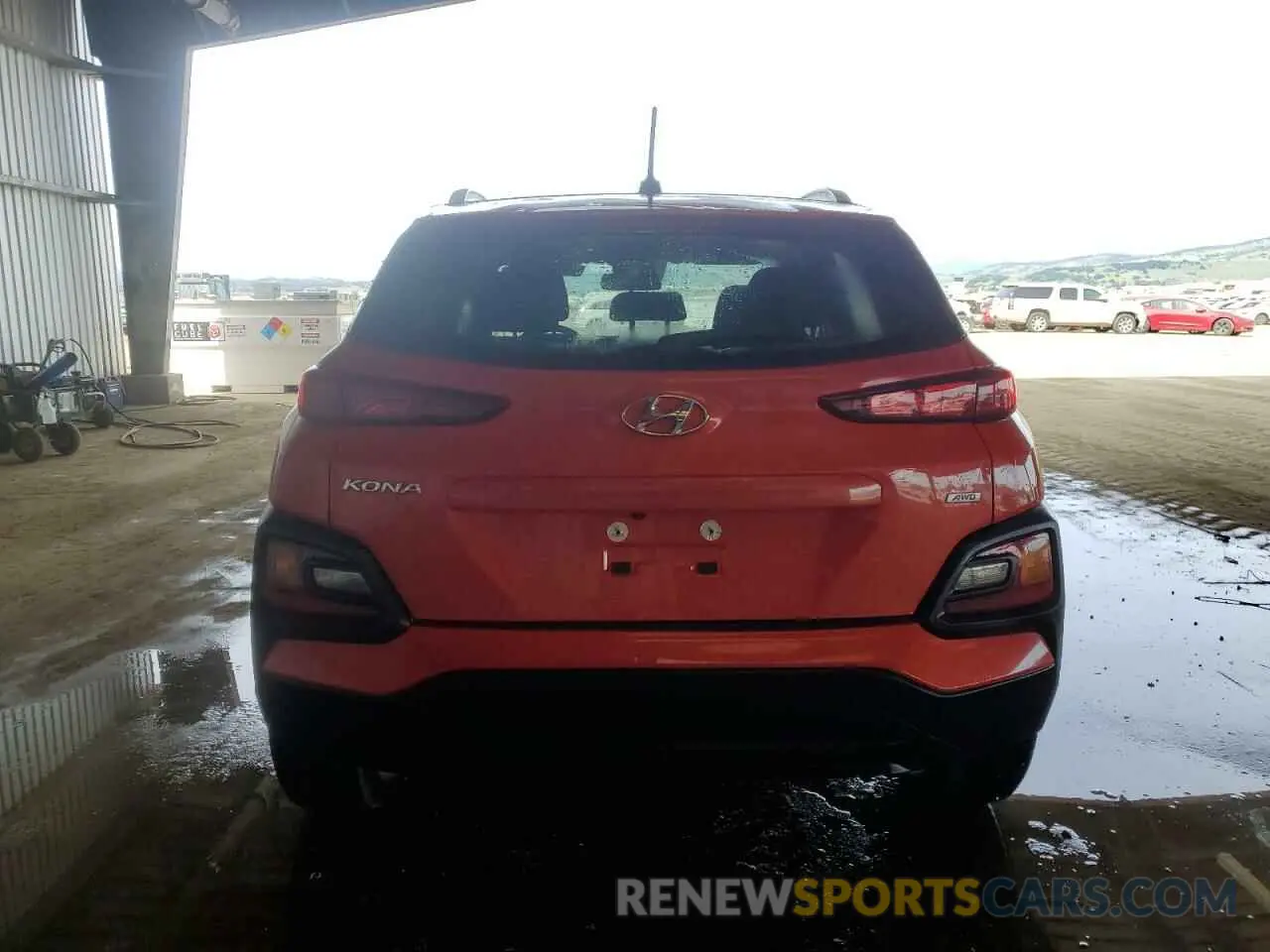 6 fotografías del automóvil dañado KM8K2CAAXLU467298 HYUNDAI KONA 2020