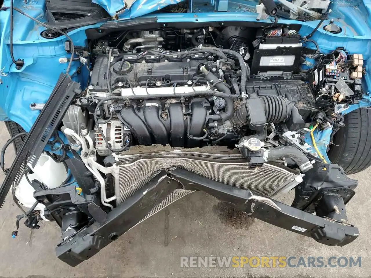 12 fotografías del automóvil dañado KM8K2CAAXLU494470 HYUNDAI KONA 2020
