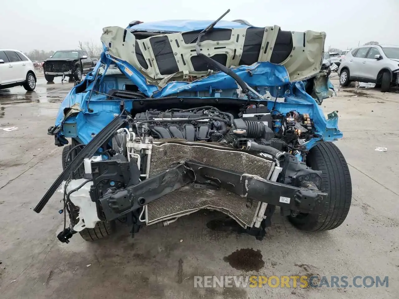 5 fotografías del automóvil dañado KM8K2CAAXLU494470 HYUNDAI KONA 2020
