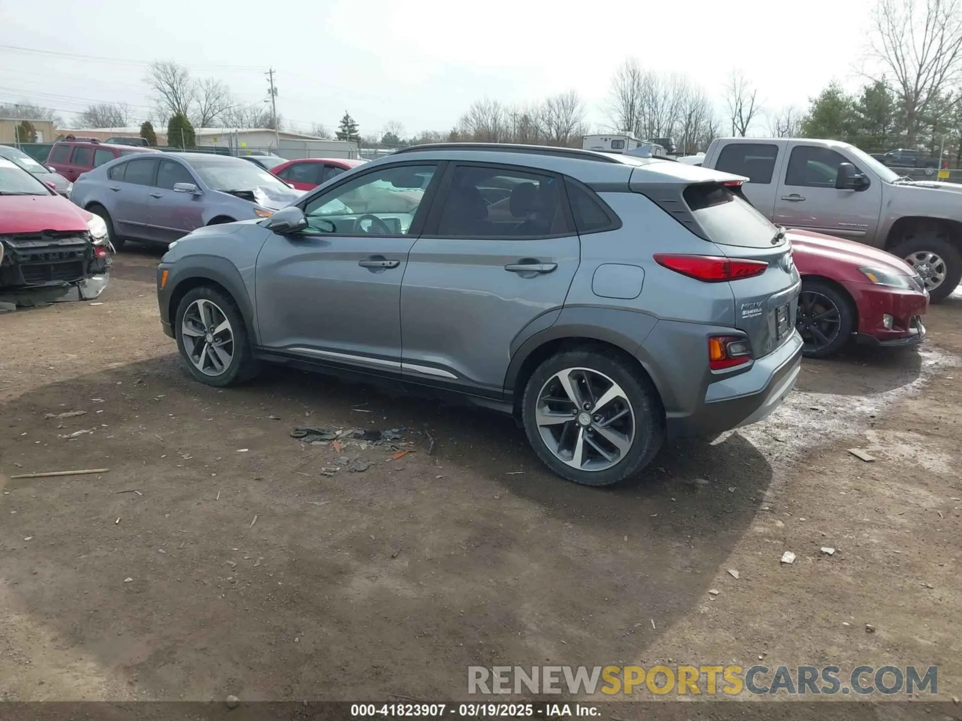 3 fotografías del automóvil dañado KM8K33A53LU398258 HYUNDAI KONA 2020